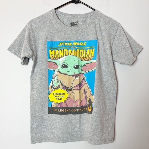 Star Wars Mad Engine The Mandalorian Grogu Baby Yoda T-Shirt Size M - Picture 1 of 4